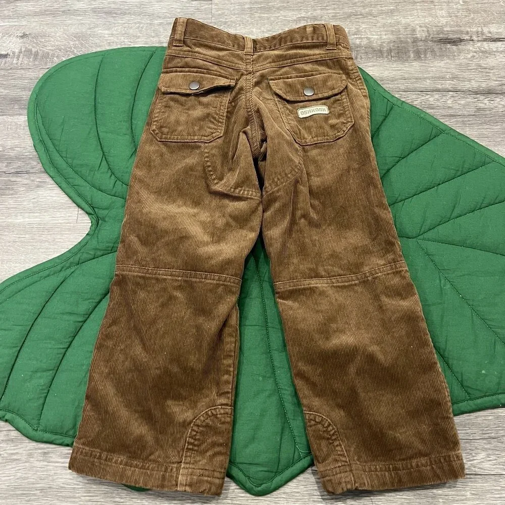 OshKosh B'Gosh Boys 5 Brown Corduroy Pants